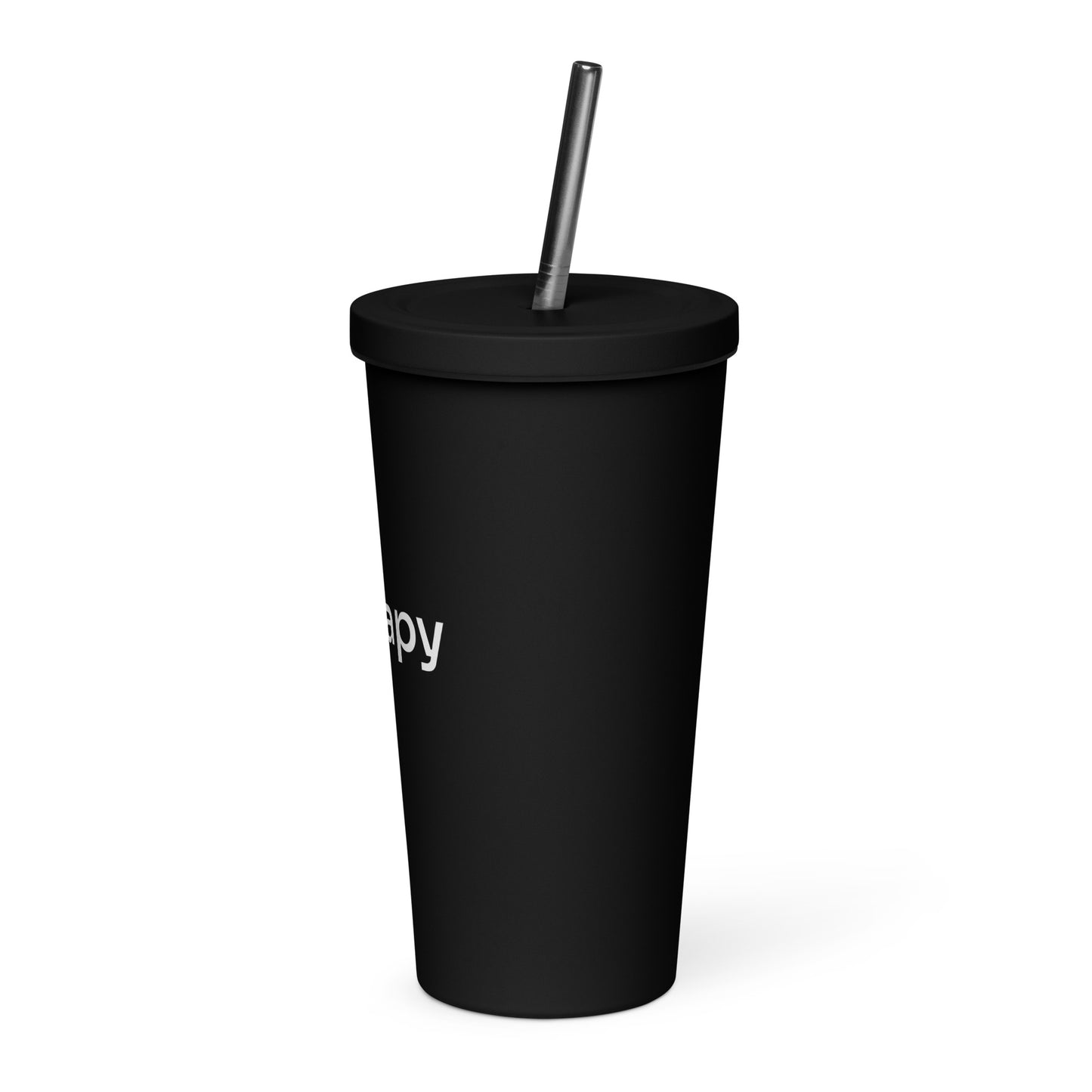 Insulated Tumbler With Straw