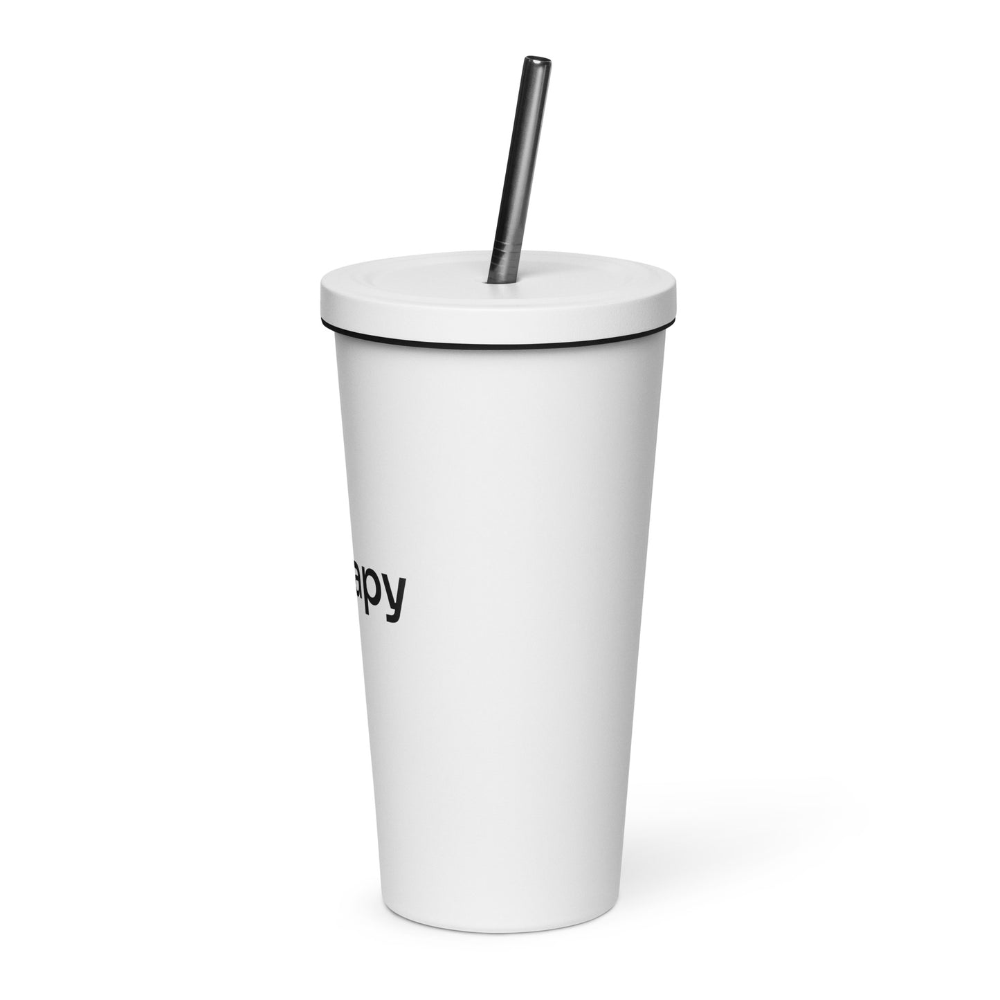 Insulated Tumbler With Straw